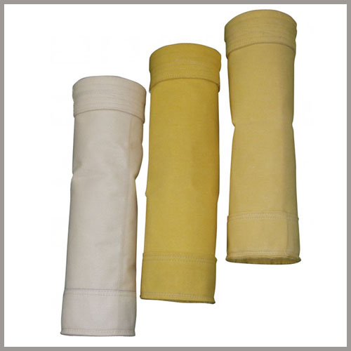 Bolsas de filtro de colector de polvo de fieltro de aguja de alta temperatura resistente